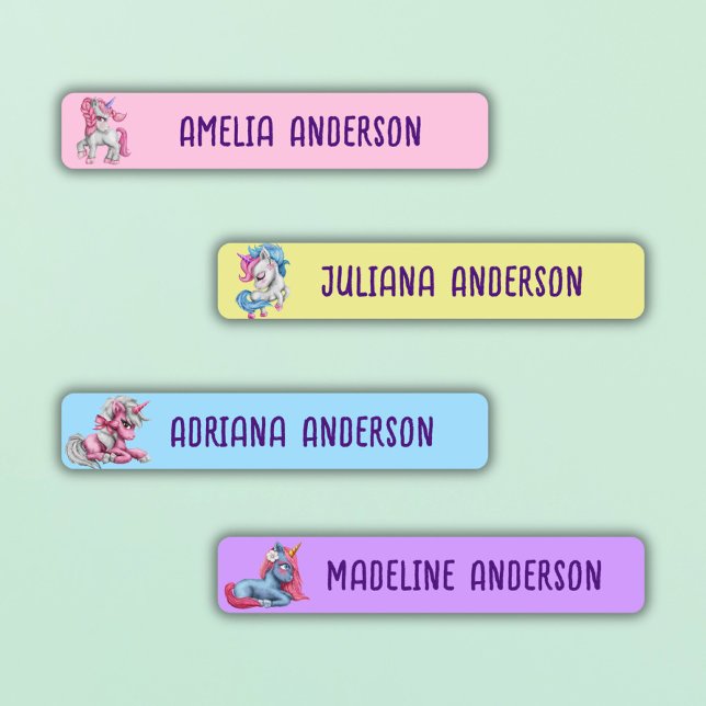 Girls Back to School Cute Magical Unicorn Colour  (Creator Uploaded)