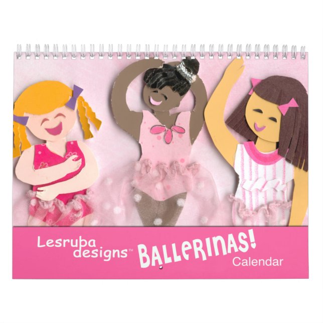 Girls Ballerina Ballet Calendar (Cover)