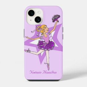 Girls ballerina blonde hair iphone barely case
