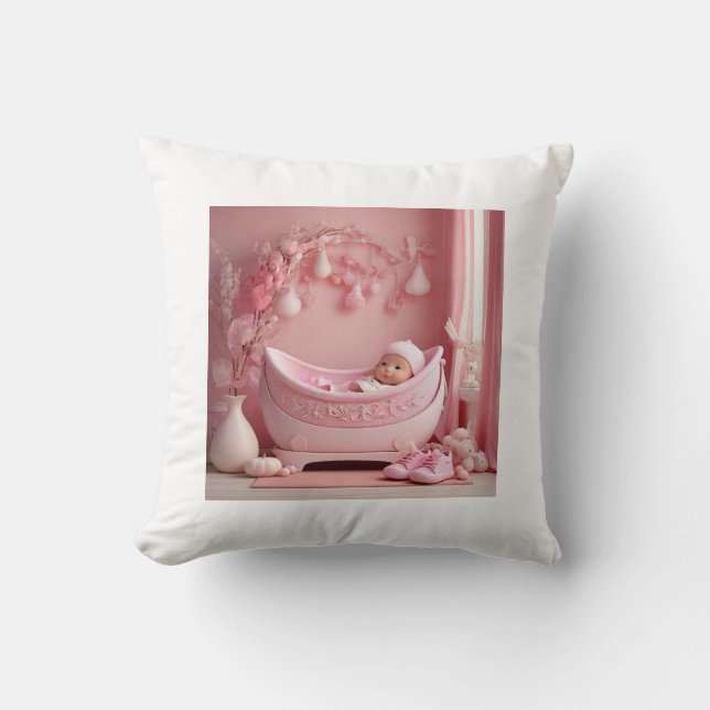 Girls' baptism cushion (Front)