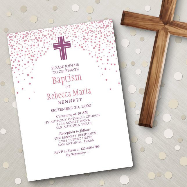 Girls' Baptism Invitation (Creator Uploaded)