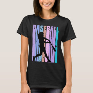Girls Baseball Fans Colours Softball Grandaughter T-Shirt