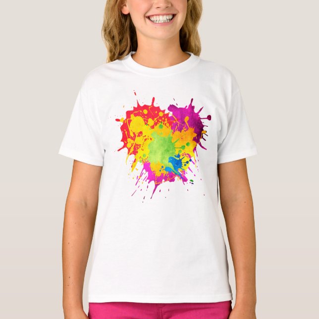  Girls' Basic T-Shirt (Front)