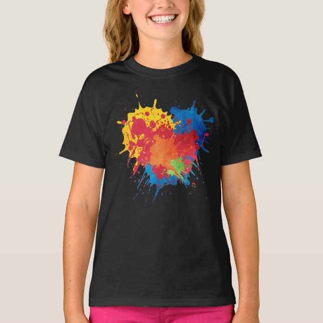 Girls' Basic T-Shirt (Front)