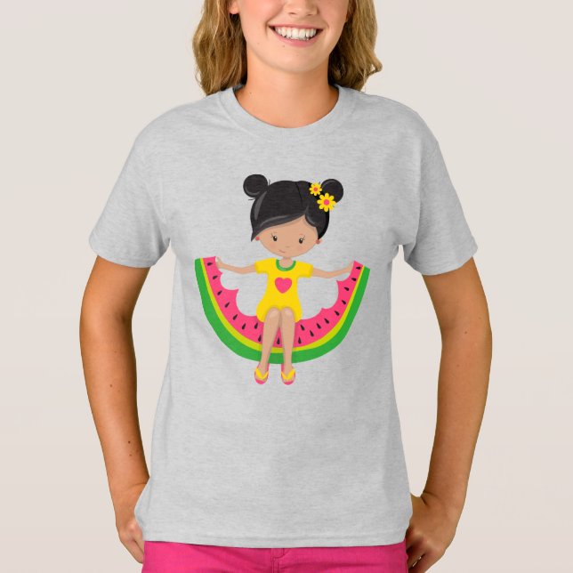 Girls' Basic T-Shirt (Front)