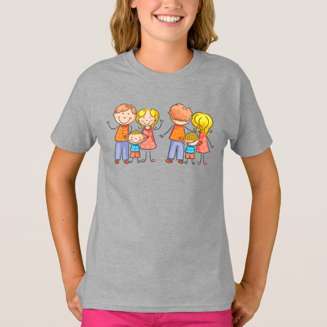 Girls' Basic T-Shirt (Front)