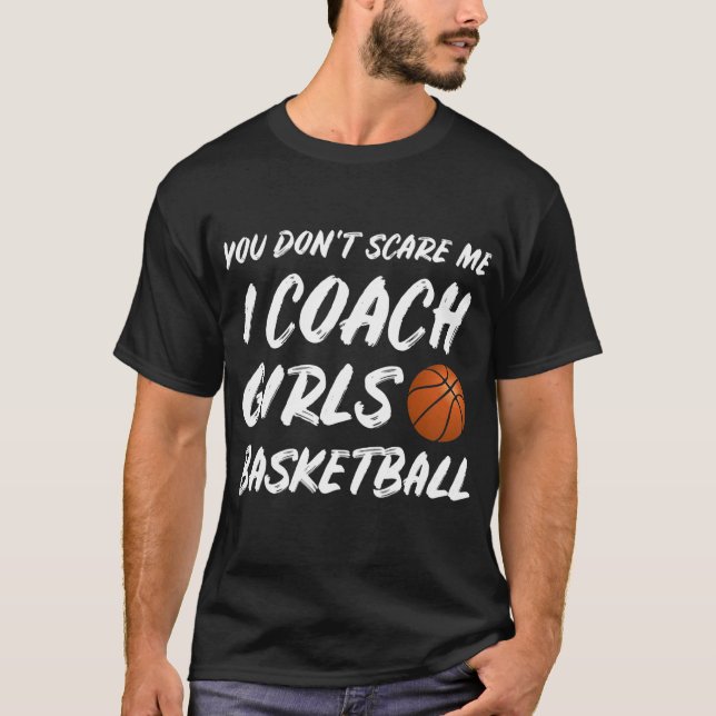 Girls Basketball Coach Bball Funny Pun Gift Idea T-Shirt (Front)