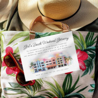 Girl's Beach Weekend Getaway Birthday Bachelorette