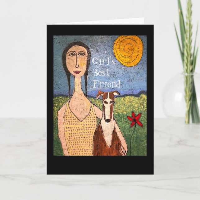 Girl's Best Friend card (Front)