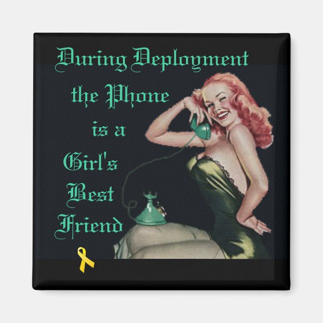 girl's best friend magnet (Front)