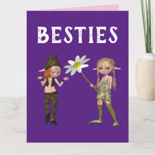 GIRLS BEST FRIENDS BIRTHDAY BESTIES BFF CARDS