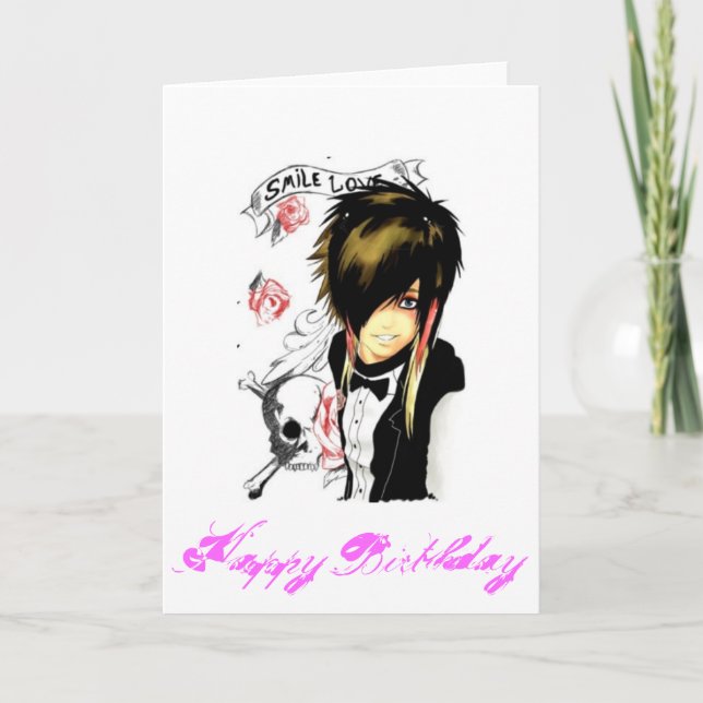 girl's birthday card (Front)