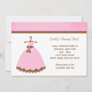 Girls Birthday Party Invitation