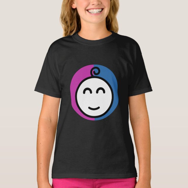 Girls' Black T-Shirts (Front)