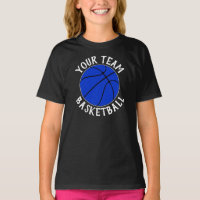 Girls Blue Basketball Team, Player Name & Number