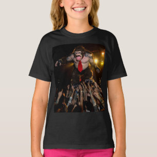 Girls' Blurry Donkey Kong Punk Mosh Tee