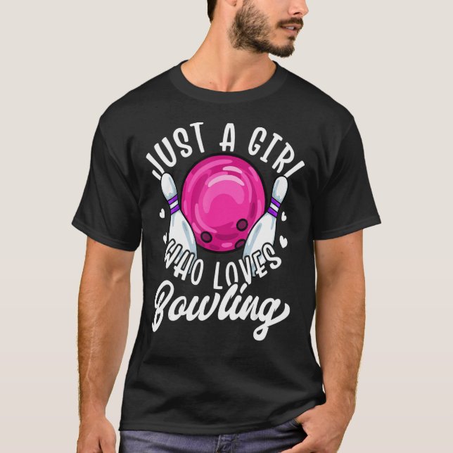 Girls Bowling  Bowler Tee Tenpin Bowling (Front)