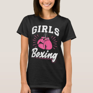Girls Boxing Sport Kickboxing Boxing Gloves Boxer T-Shirt