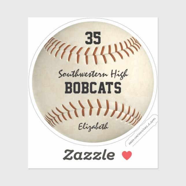 girls boys baseball softball custom team name (Sheet)