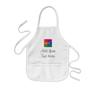 Girls Boys Kids Add Your Text Name Photo Here Apron