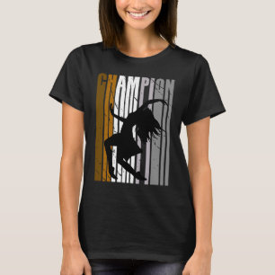Girls Brown Dance Champion Birthday Dancer T-Shirt