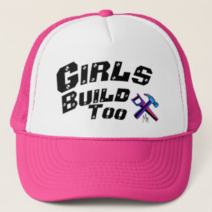 Girls Build Too Trucker Hat