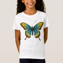 Girls' Butterfly Design T-Shirt