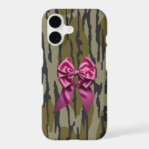 Girls Camo Pink Ribbon Bow Bottom Lands Camo