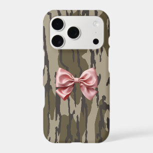 Girls Camo Pink Ribbon Bow Bottom Lands Camo