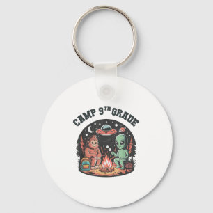 Girls Camp 9th Grade Bigfoot Campground Alien Camp Key Ring