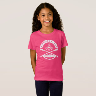 Girls' Camping Trip Reunion Shirt White Design