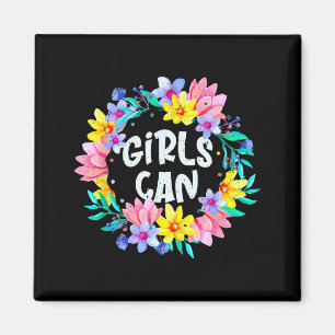 Girls Can Believe Yourself Motivational Quote Sayi Magnet