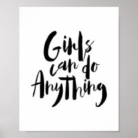 Girls can do Anything feminism feminist motivation