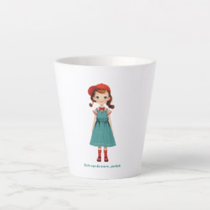 Girls can do more.. period - limited edition 781 p latte mug
