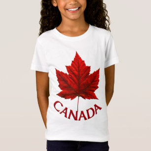 Girl's Canada T-Shirt Canada Souvenir Kid's Shirt