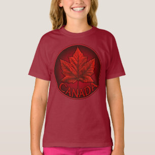 Girl's Canada T-Shirt Canada Souvenir Kid's Shirt