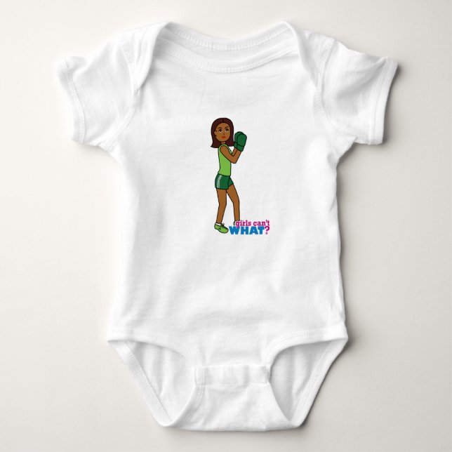 Girls Can't WHAT? ColorizeME Custom Design Baby Bodysuit (Front)