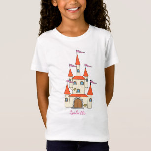 Girls Castle Princess T-Shirt Top