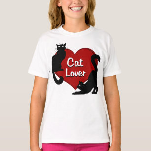 Girl's Cat Lover Tank Top Cat Lover Shirt