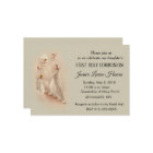 Girl's Catholic First Holy Communion Invitations