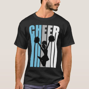 Girls Cheerleading Birthday Theme Cheerleader Fan T-Shirt