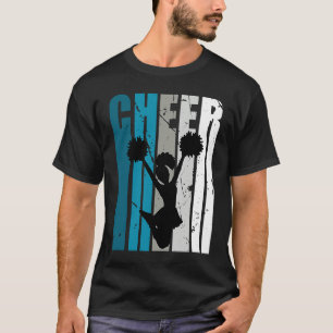 Girls Cheerleading Colors Cheerleader Fan Daughter T-Shirt