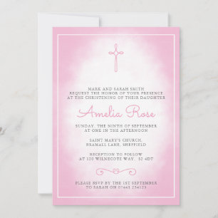 Girls Christening/Baptism Invitation