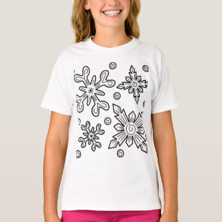 Girl's Christmas Basic T-shirt