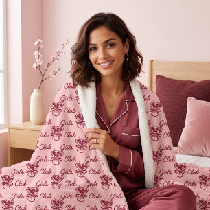 Girls Club Sherpa Blanket