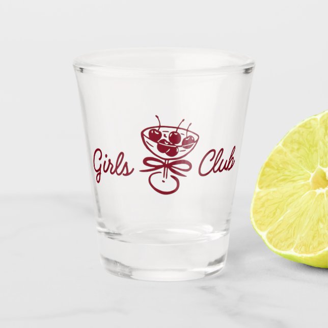 Girls Club Shot Glass (Front)