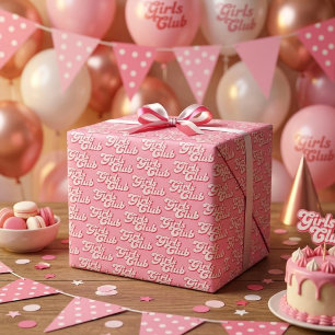Girls Club Wrapping Paper
