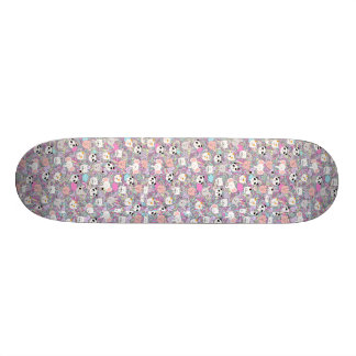 Girls Cool Kawaii Animals Skateboard Pastel
