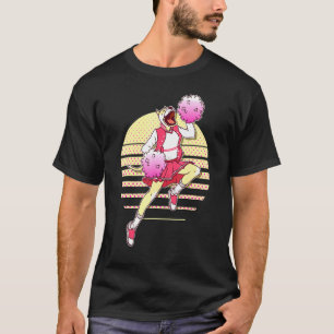 Girls Cool Pitbull Cheerleader Cheer Cheerleading T-Shirt