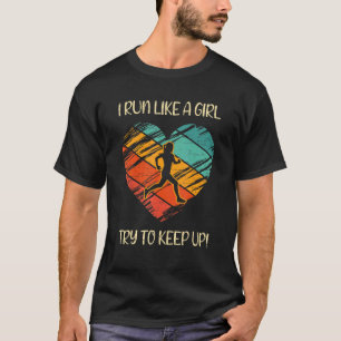 Girls Cross Country Running Running Sport Cardio W T-Shirt